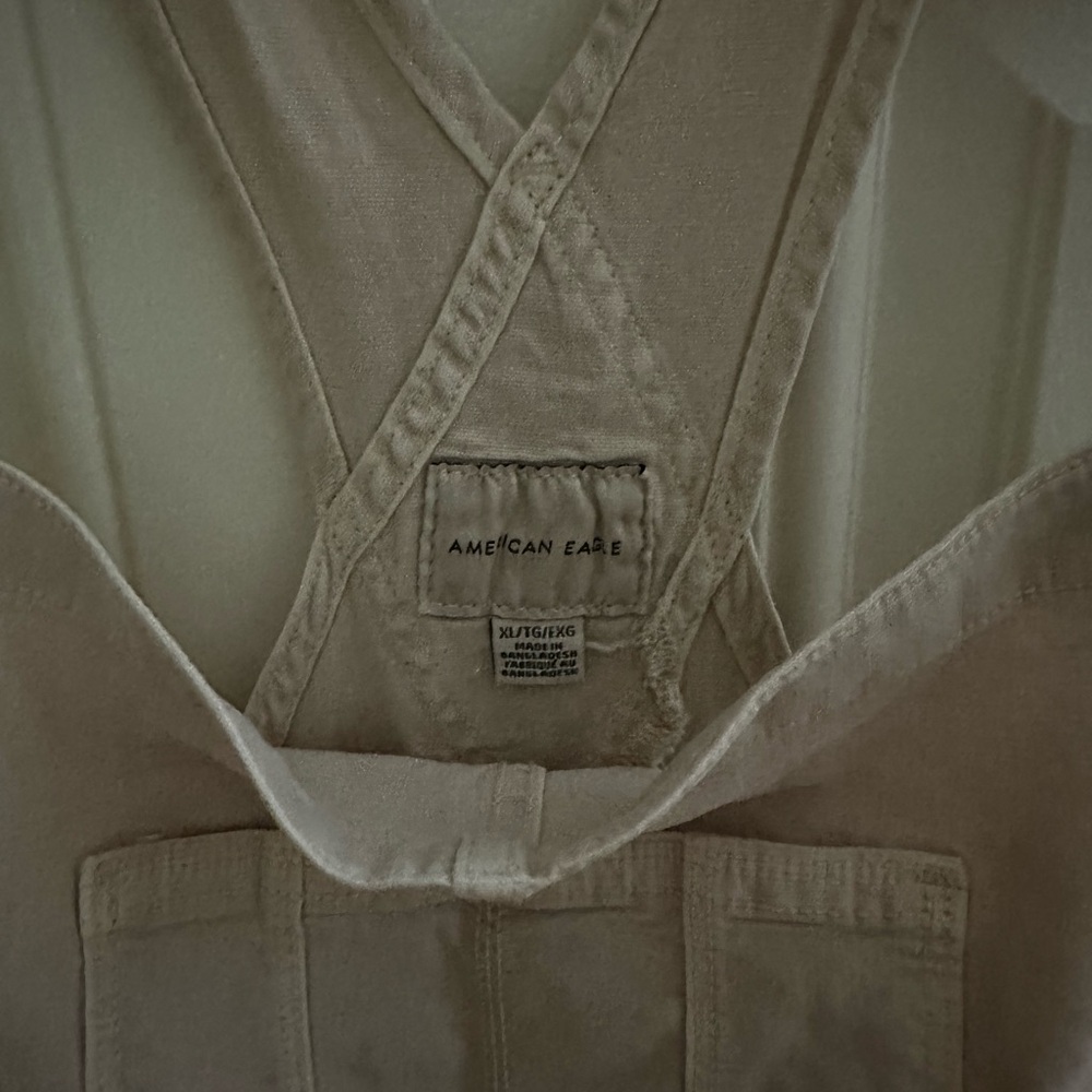 American Eagle Outfitters Tan Jumpsuit